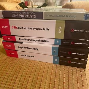 Manhattan Prep LSAT books